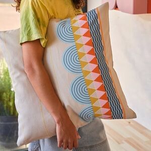 Cushion Cover Decorative Pillow Cover Couch Pillow Geometric Pillow 20x20"